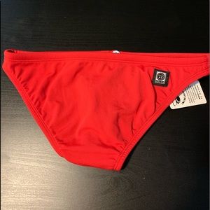 ***sold*****Small Red swim bottoms (cheeky)